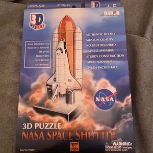 NASA space shuttle 3D puzzle NEW